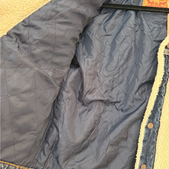 Levi's Denim and Cream Sherpa Jacket - Picture 4 of 6